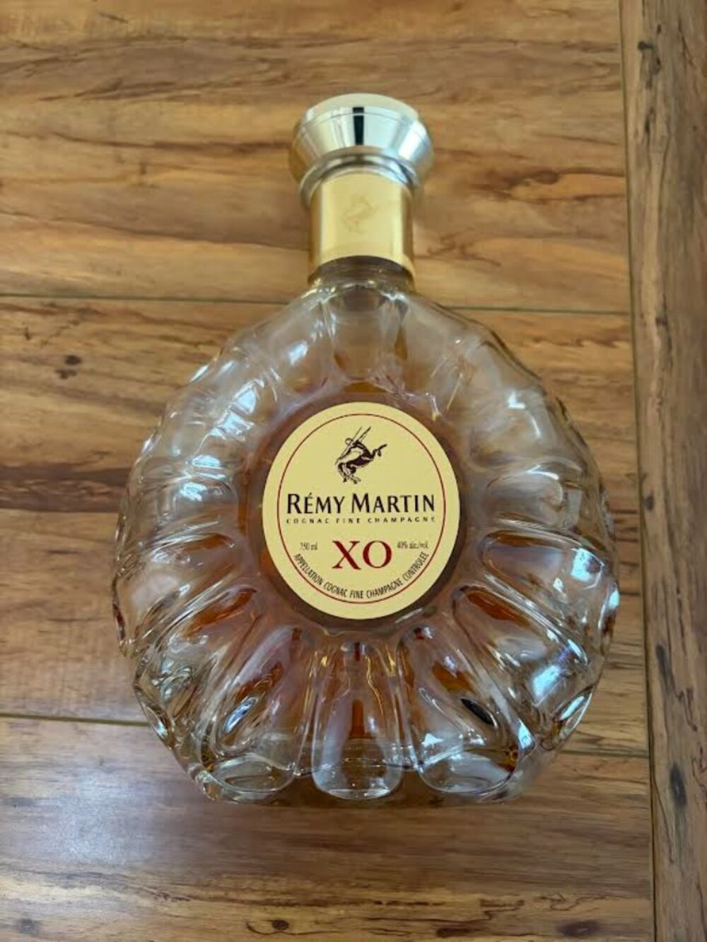 Empty Rémy Martin XO Cognac Fine Champagne Bottle Decanter 750ml